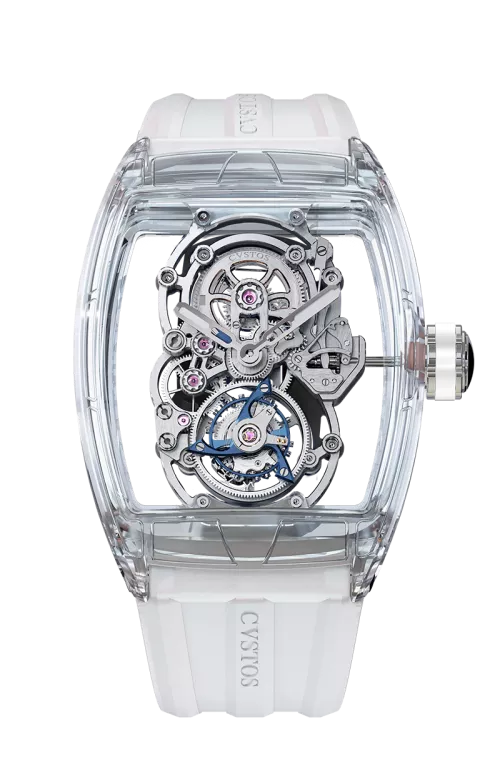 CHALLENGE TOURBILLON 8 TITANIUM/BLUE MVT Watch | Cvstos
